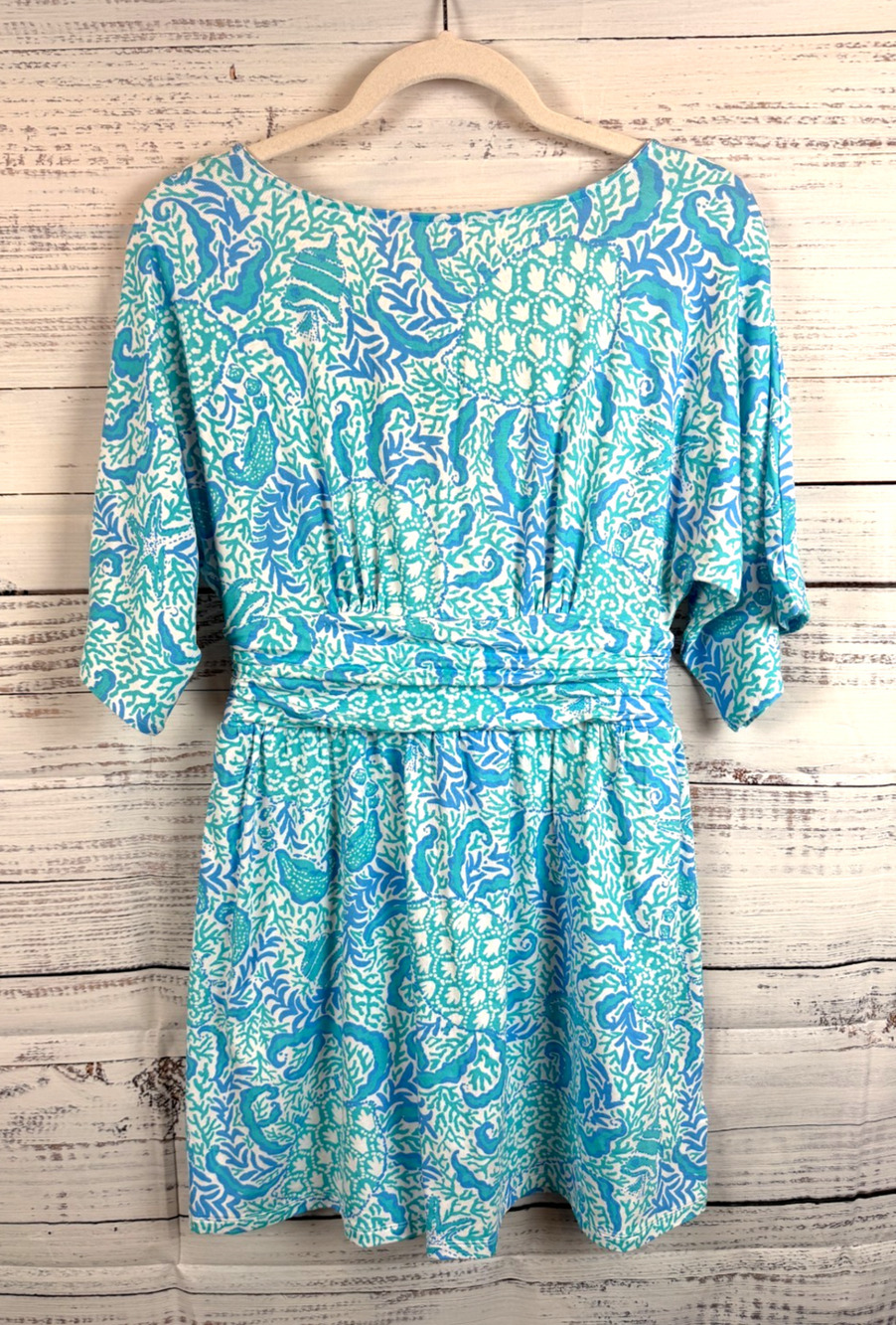 LILLY PULITZER resort white Goombay grooves Parigi boat neck romper size S NWT